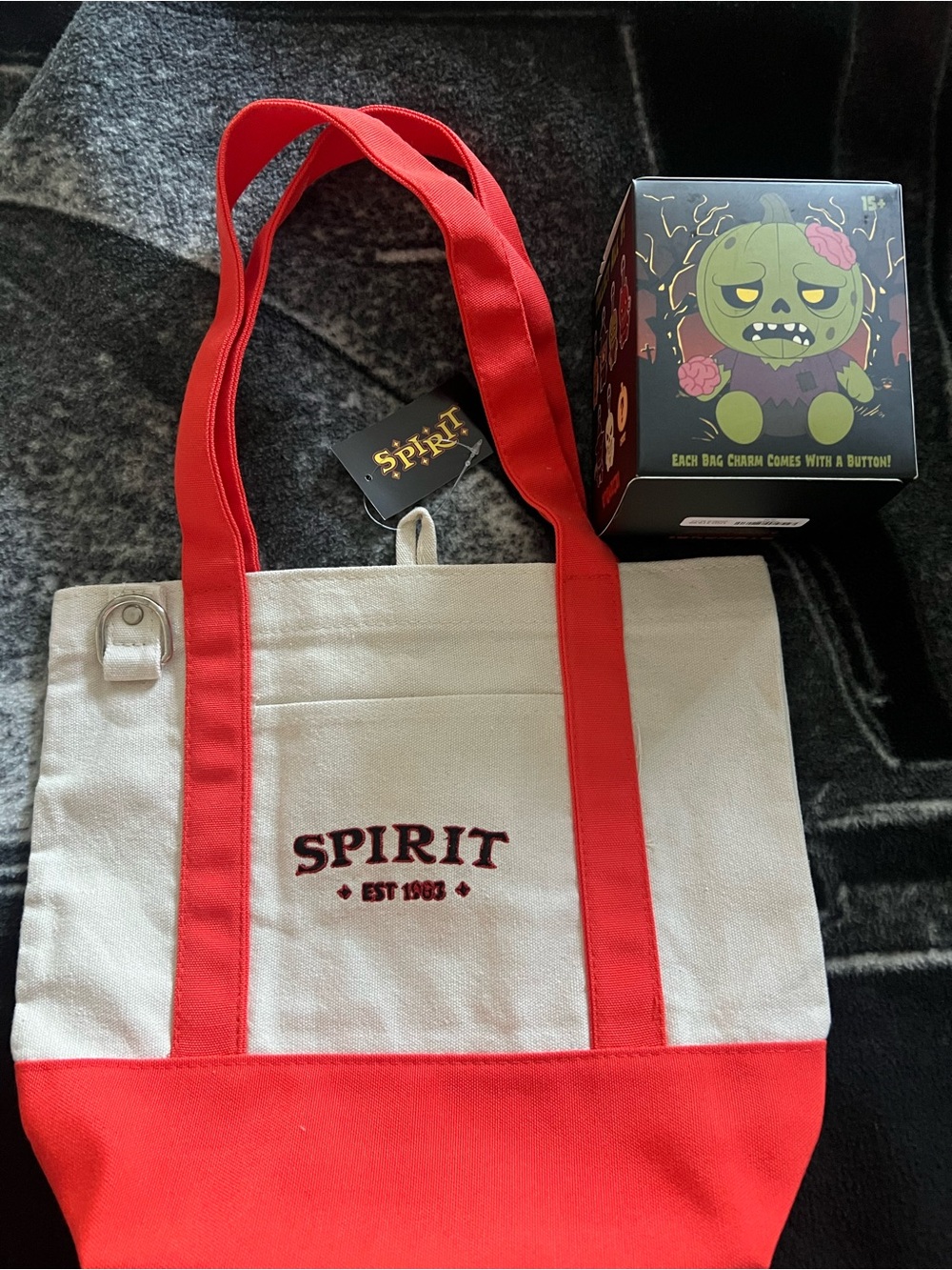 Spirit Canvas Tote & Gourd Soul Plush Bag Charm